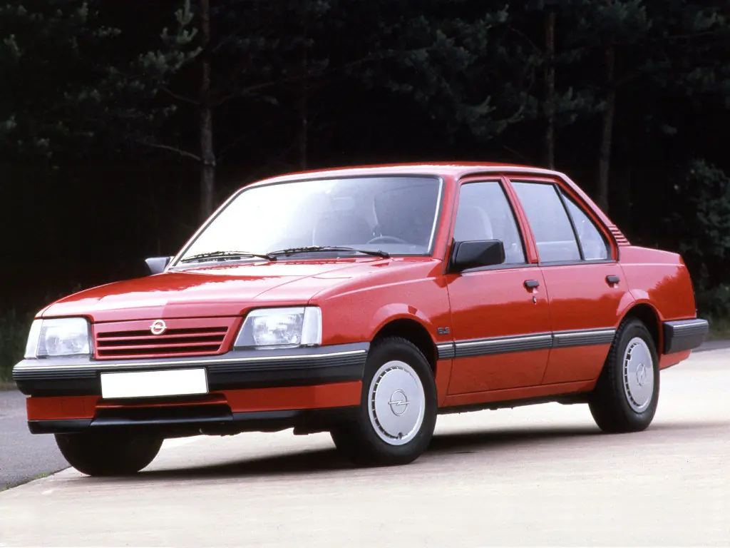 Opel Ascona 3 поколение, 2-й рестайлинг, седан (08.1986 - 10.1988)